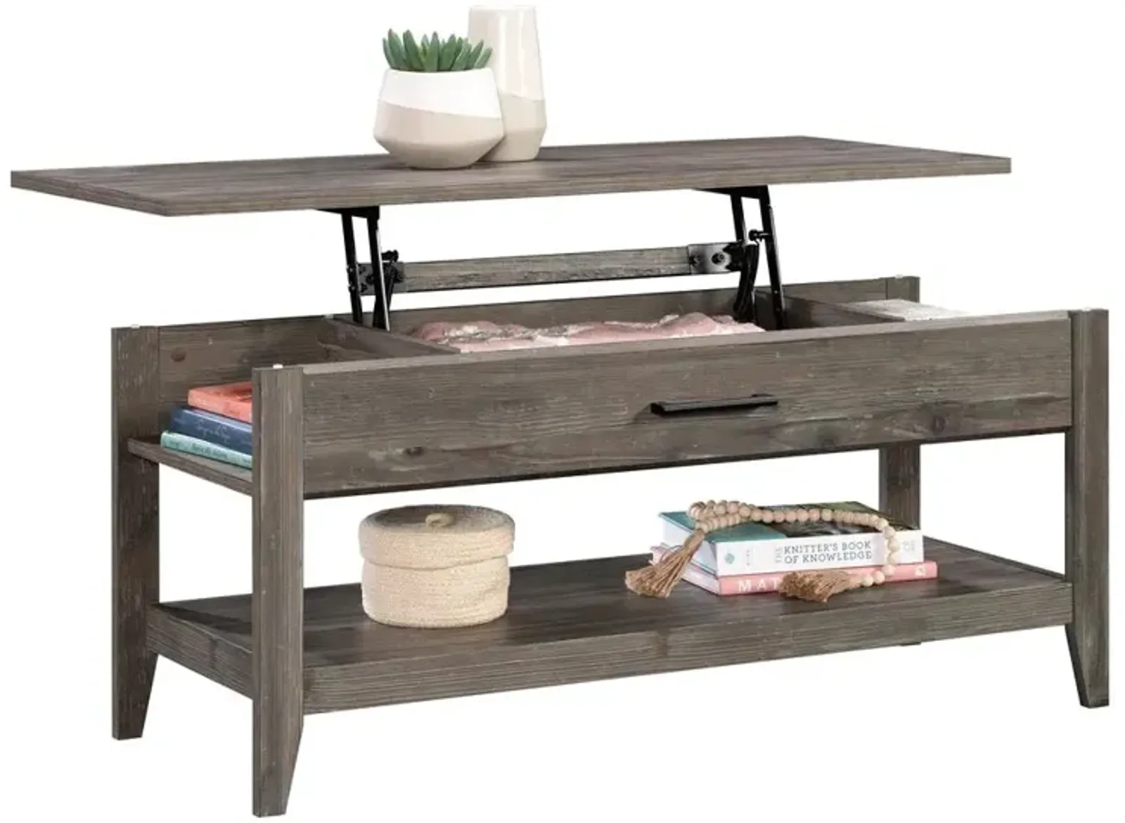 Sauder Summit Station Lift Top Coffee Table Pep