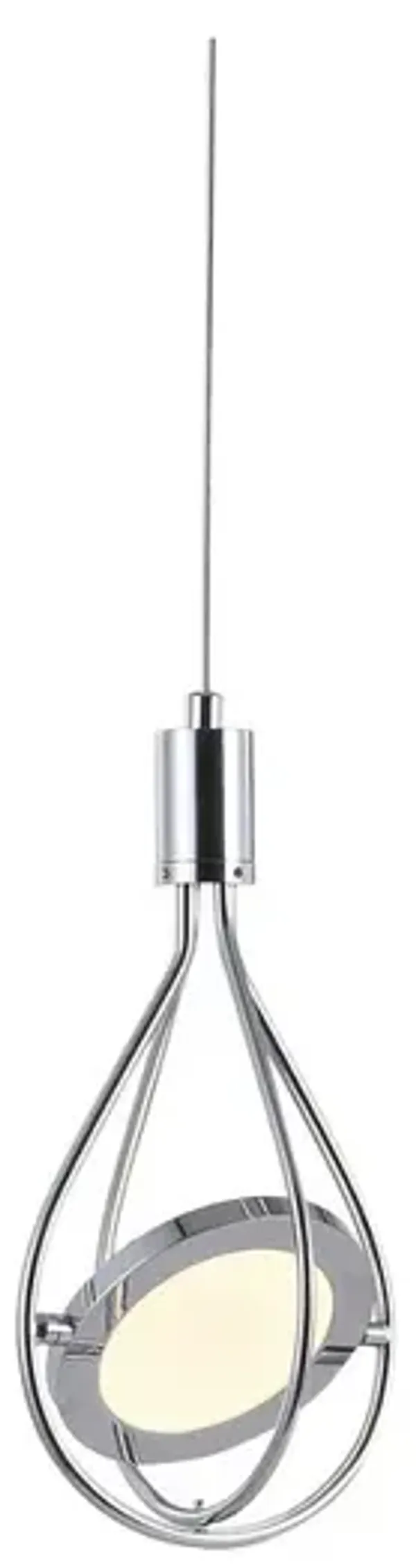 Orion 5.5" Adjustable Modern Integrated 1-Light Cluster LED Metal Pendant