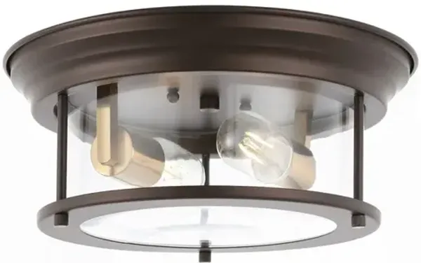 Lauren Metal/Glass LED Flush Mount