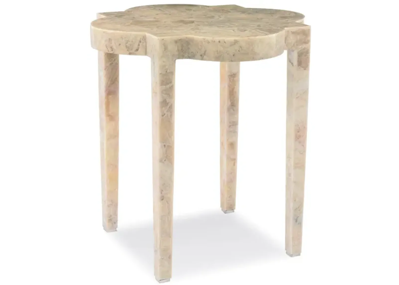 Medallion Stone Side Table