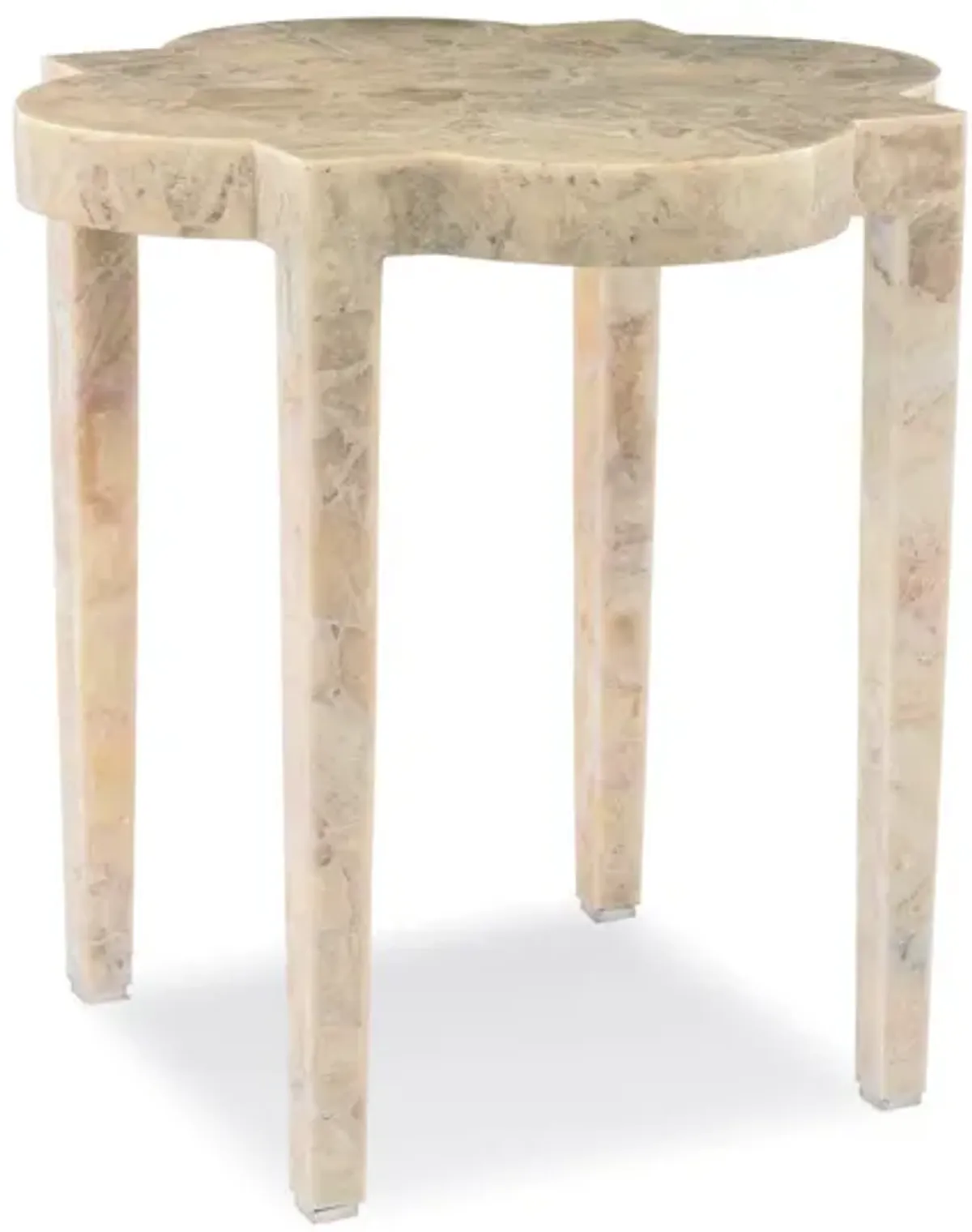 Medallion Stone Side Table