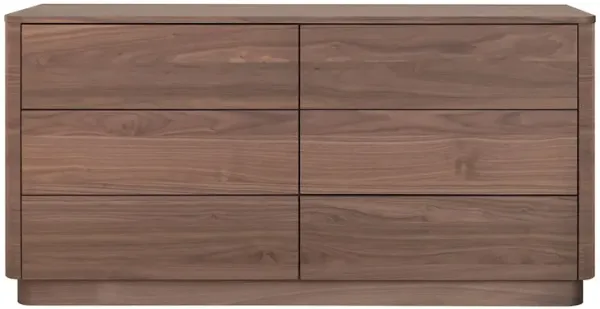 Moe’s Round Off Dresser Walnut Brown