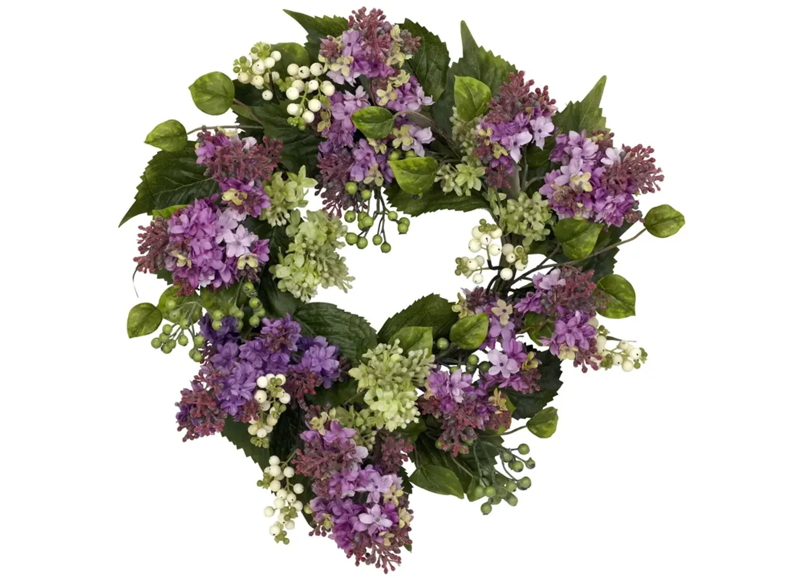 HomPlanti 20" Hanel Lilac Wreath