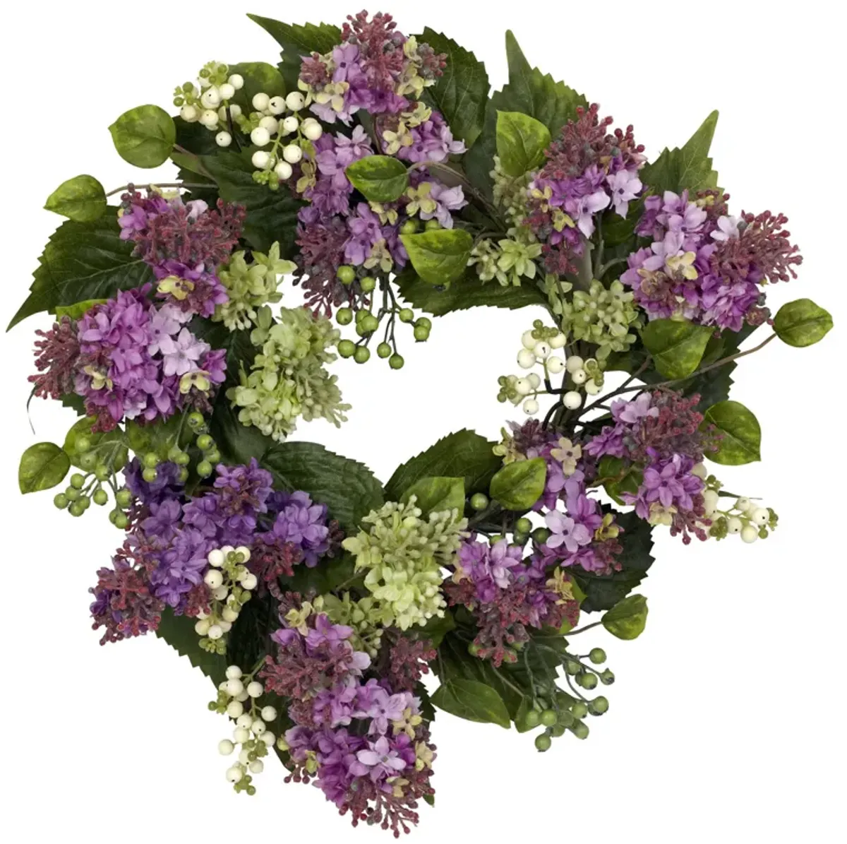 HomPlanti 20" Hanel Lilac Wreath