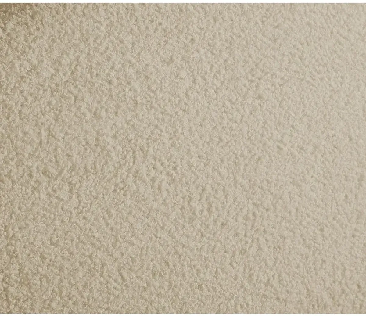 Meridian Furniture Rudy Beige Teddy Fabric King Bed