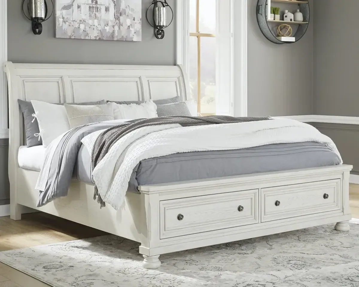 Robbinsdale Queen Sleigh Bed with Storage