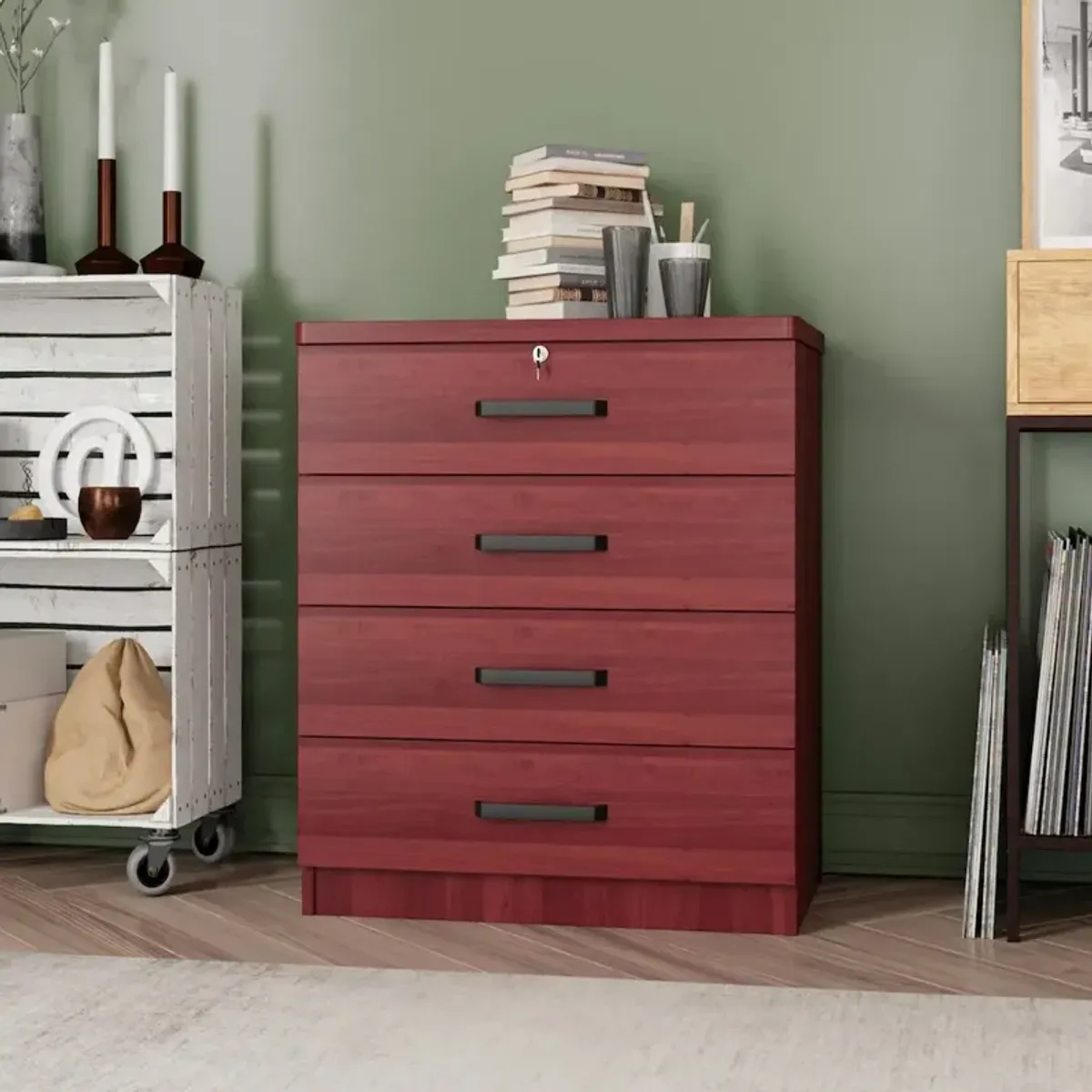 Super Jumbo 4 Drawer Storage Chest Dresser