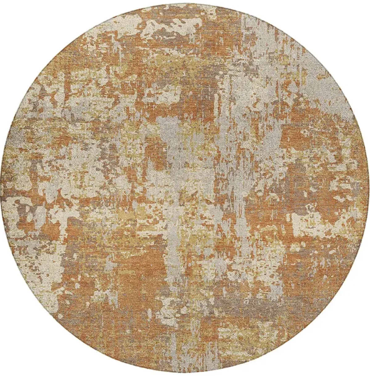 Kochi KC7 Copper 8' Round Rug
