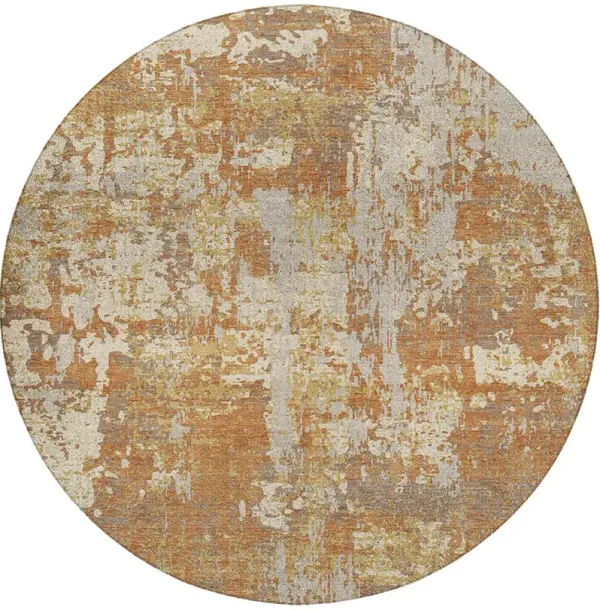 Kochi KC7 Copper 8' Round Rug