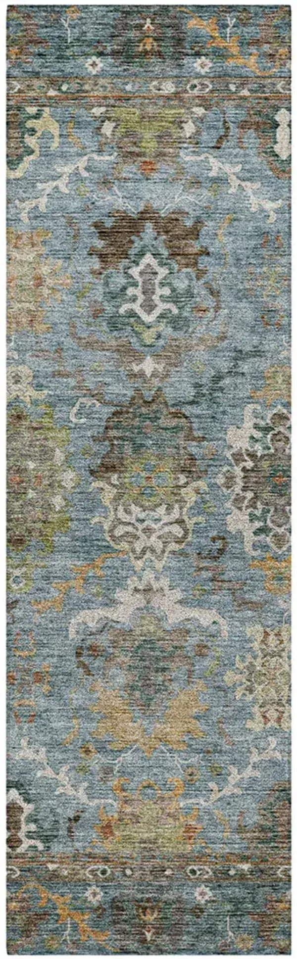 Silk Road SR7 Aqua 2'3" x 7'6" Rug