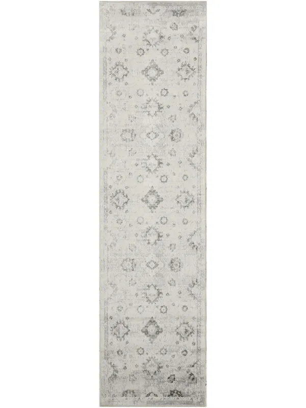 Astra Machine Washable ASW19 Ivory 2'2" x 8' Rug