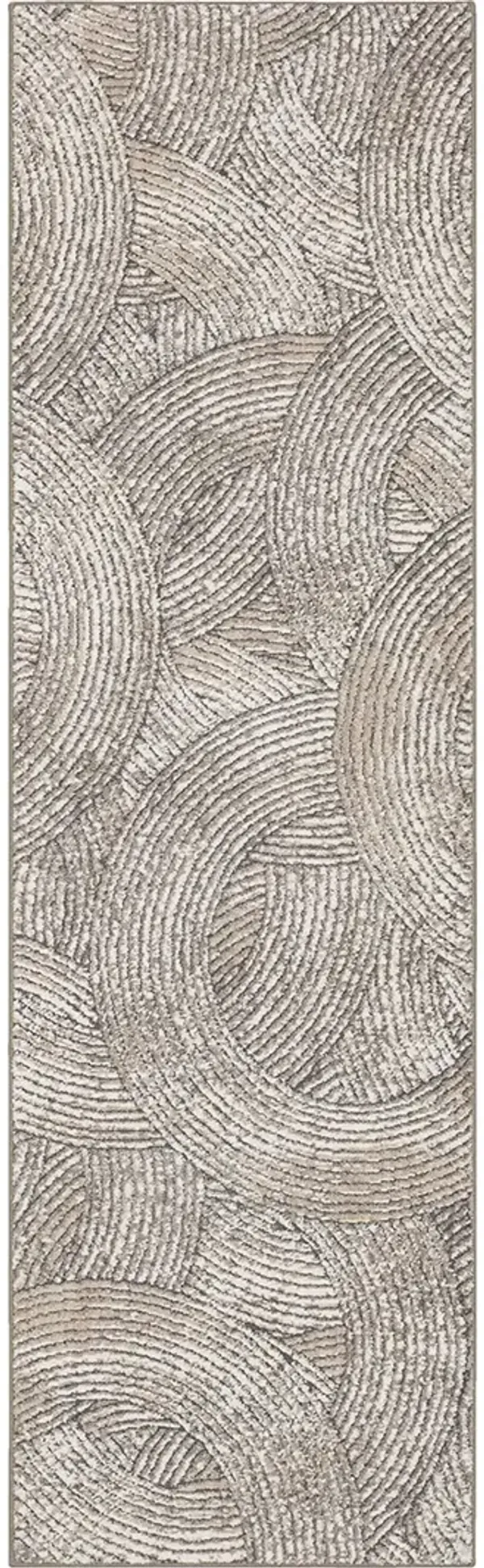 Rendition by Stacy Garcia Home Olympia Dim Grey 2' 6" X 10' Rug