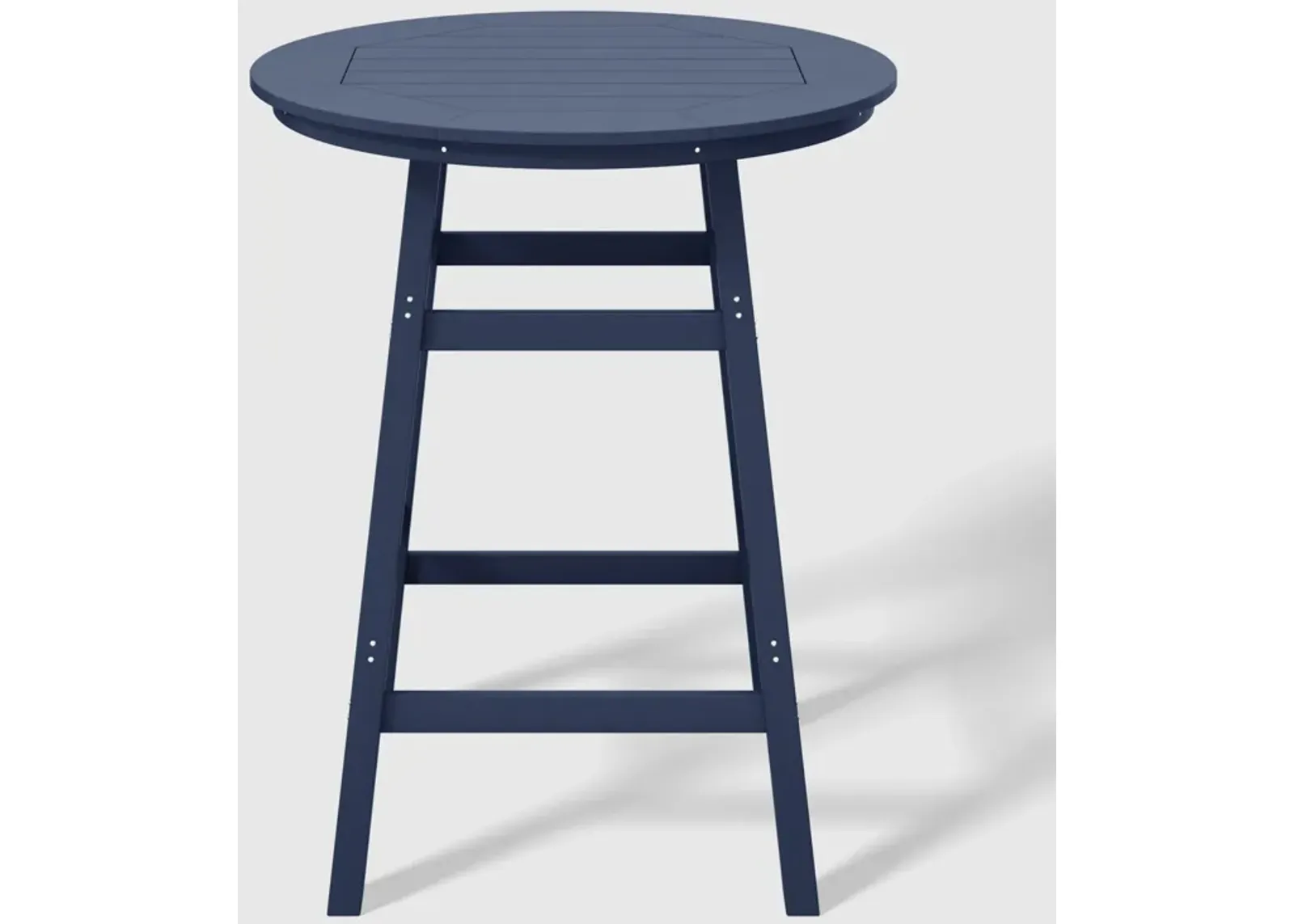 WestinTrends Outdoor 35" HDPE Round Patio Bar Height Table