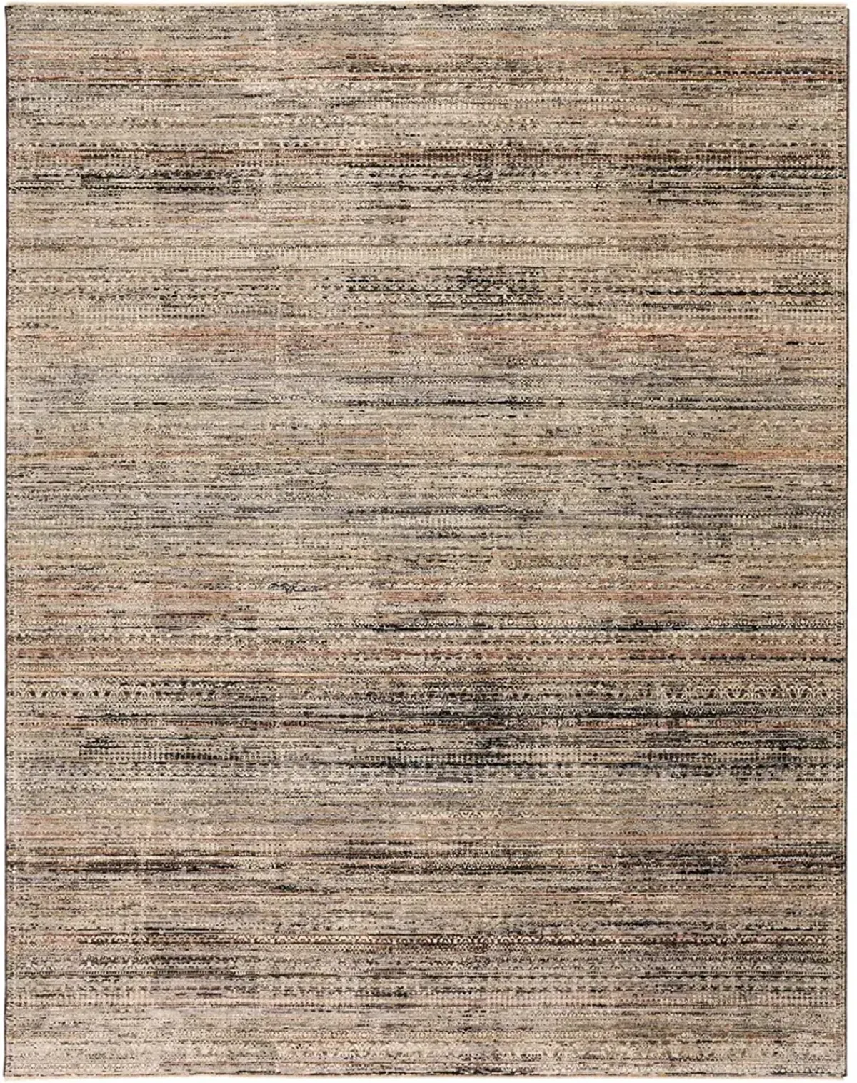 Caprio 3959F Ivory/Gray/Black 2'6" x 10' Rug