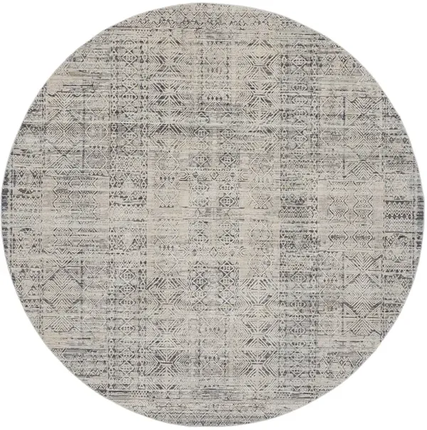 Lynx LNX06 Ivory/Blue 5'3" x 7'10" Rug