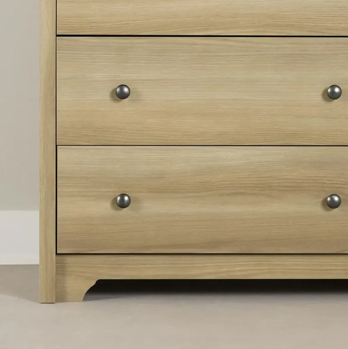 Vito 6-Drawer Double Dresser, Natural Ash