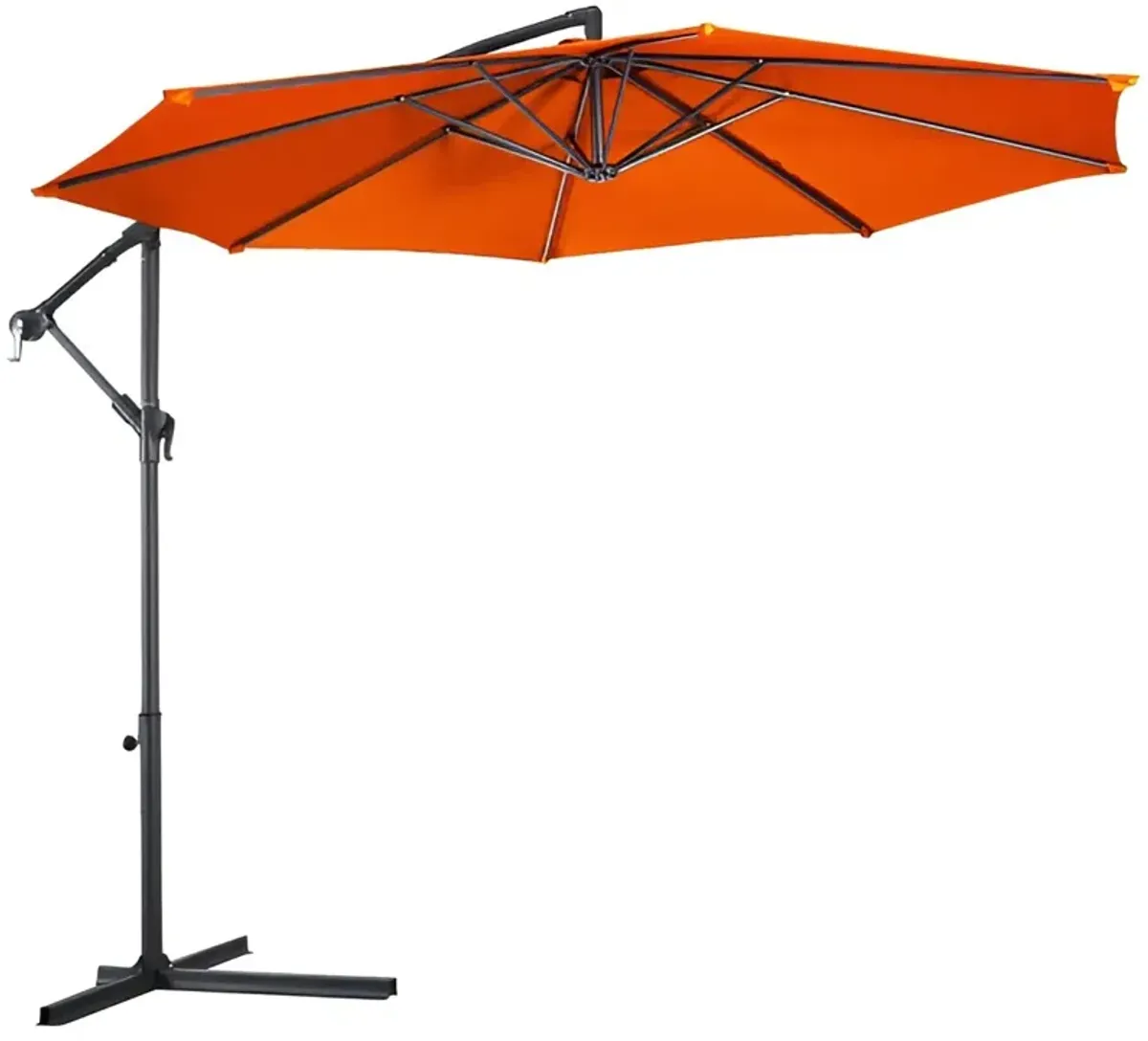 10 Feet Patio Outdoor Sunshade Hanging Umbrella