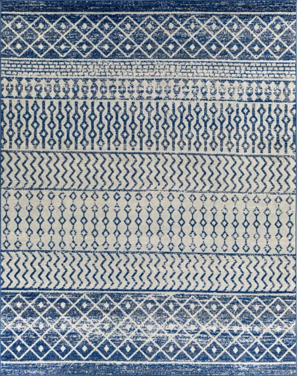 Elaziz ELZ-2345 2'7' x 7'6' Blue Rug