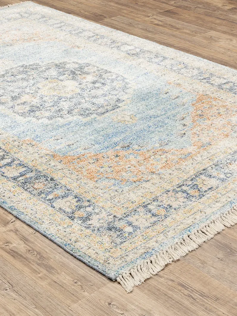 Malabar 8' x 10' Blue Rug