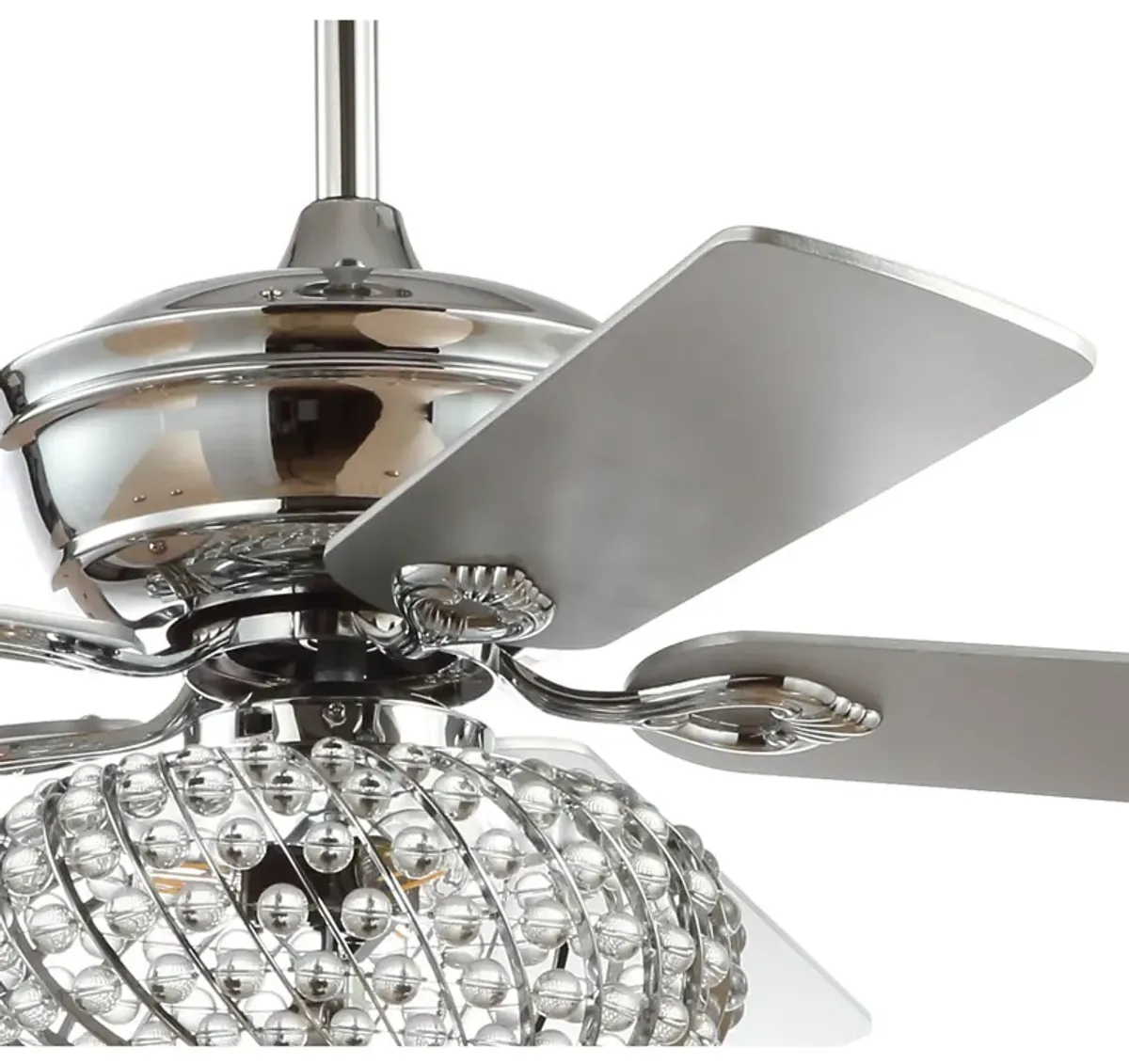 Crista 3-Light Metal/Wood LED Ceiling Fan