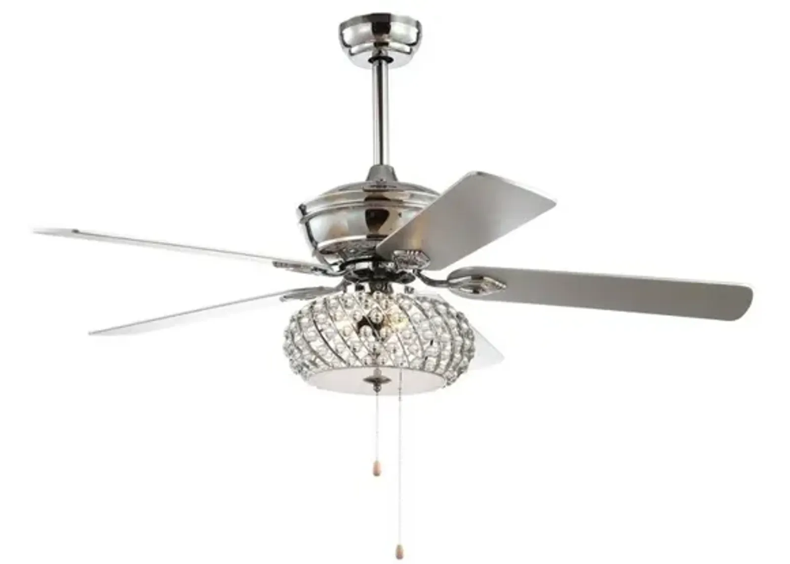 Crista 3-Light Metal/Wood LED Ceiling Fan