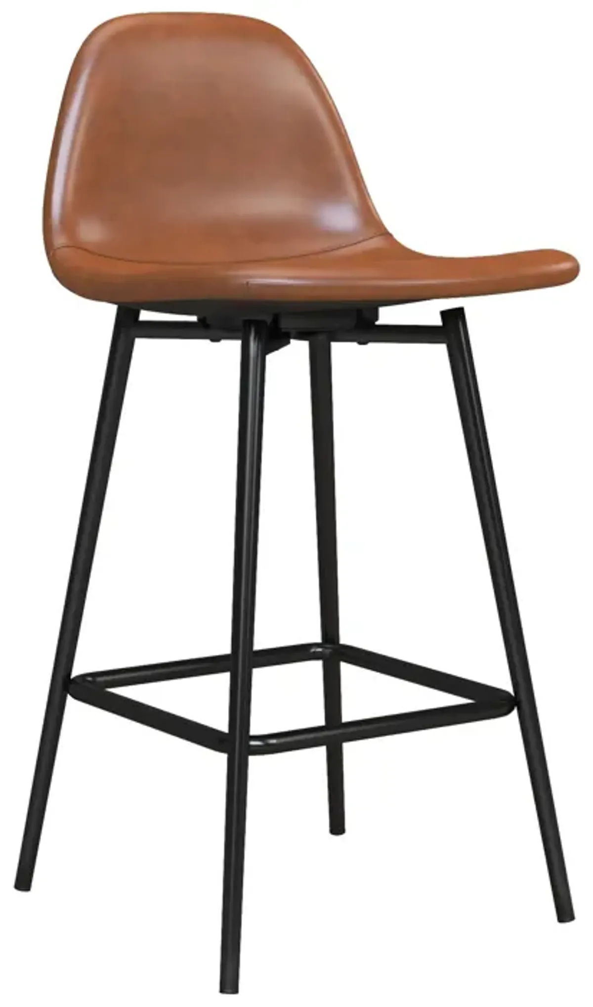 REALROOMS Brandon Upholstered Counter Height Bar Stool