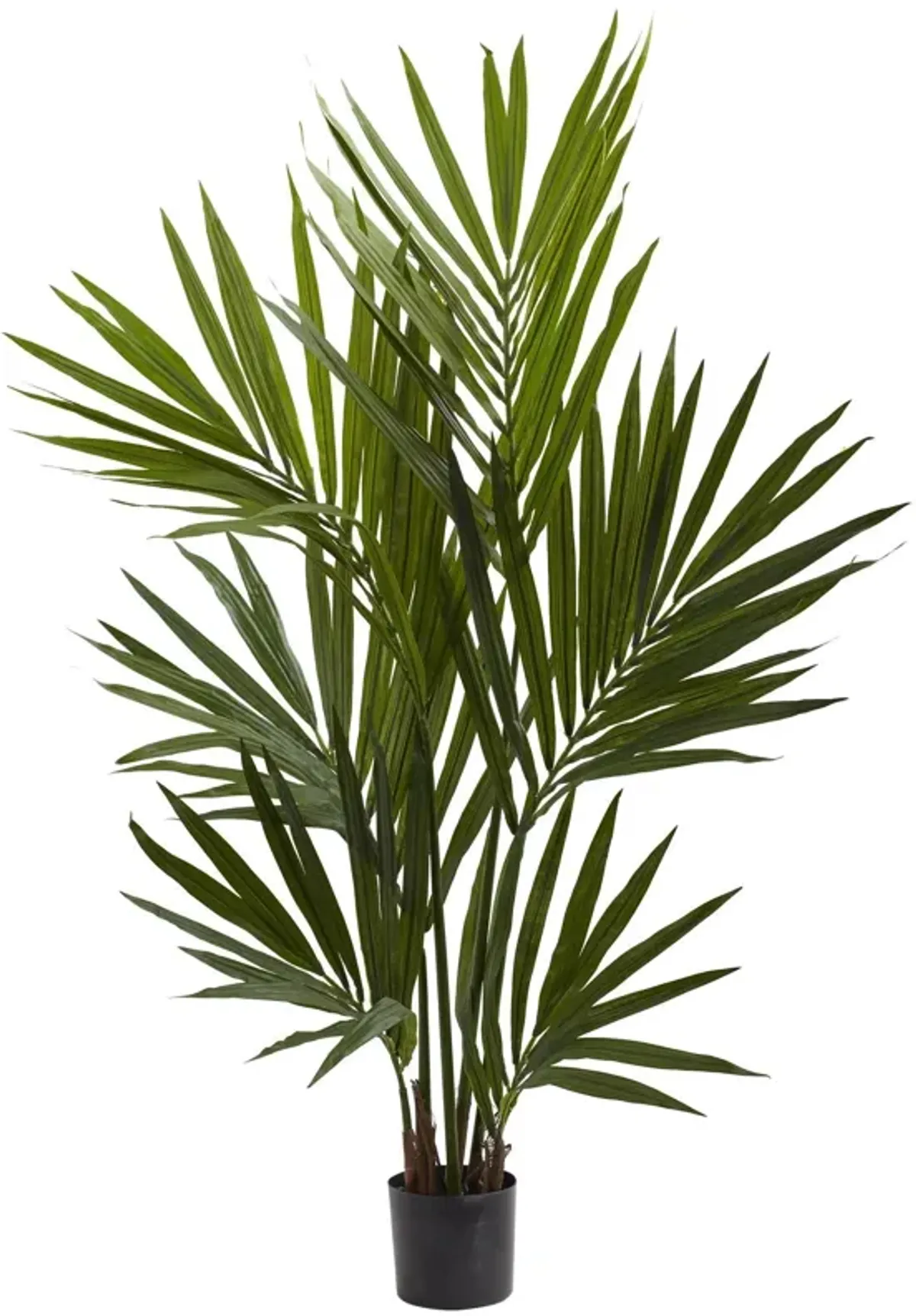 Nearly Natural 4-ft Kentia Palm Tree x 6 w/104 Lvs