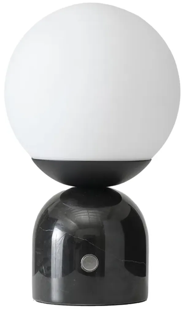 Mila Black Marble LED Table Lamp