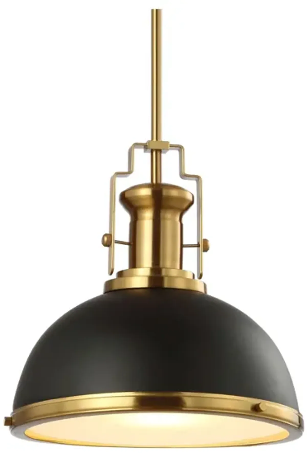 Homer Modern Industrial Iron LED Dome Pendant