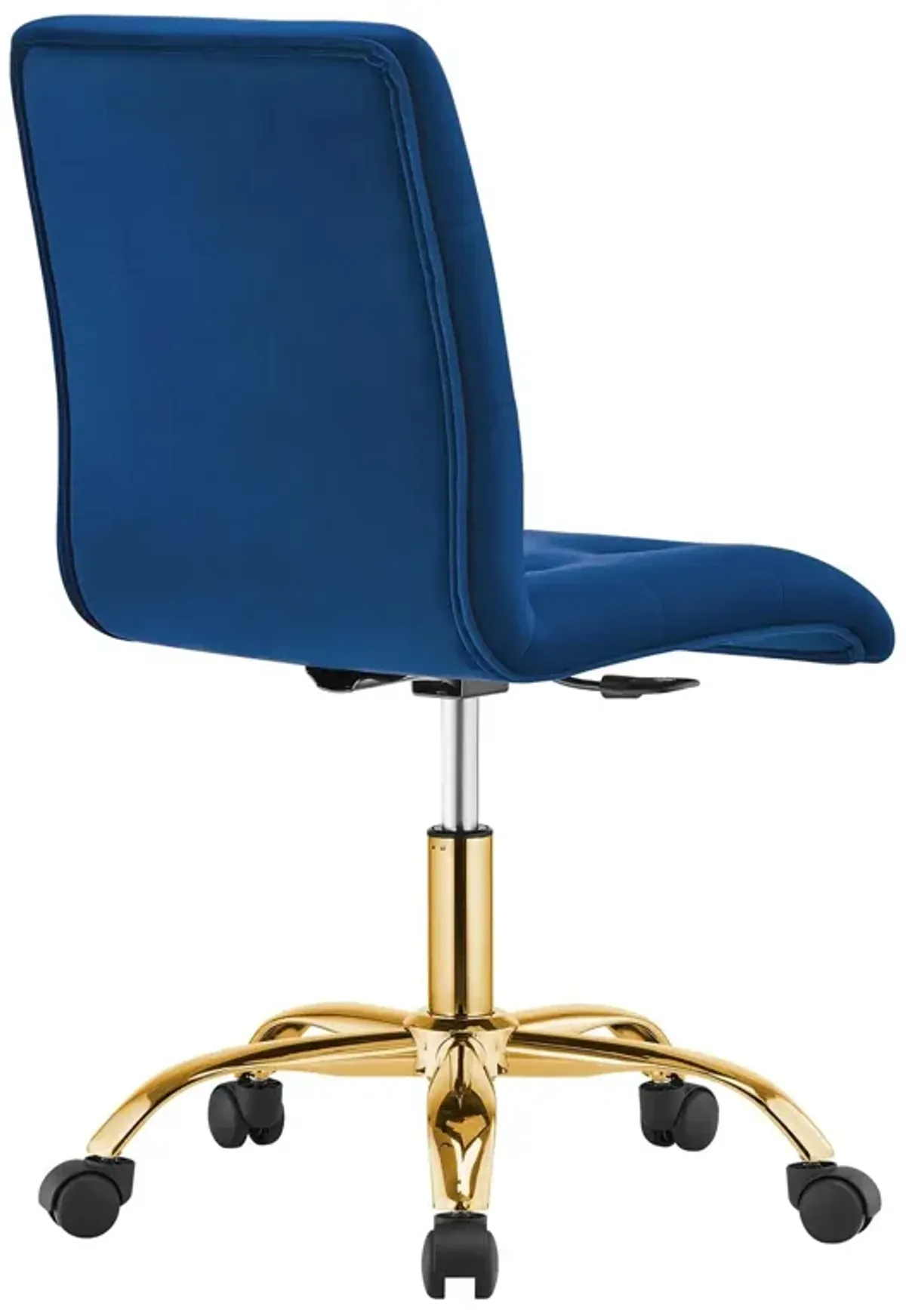 Modway Prim Home Office Desks and Chairs, Gold Navy