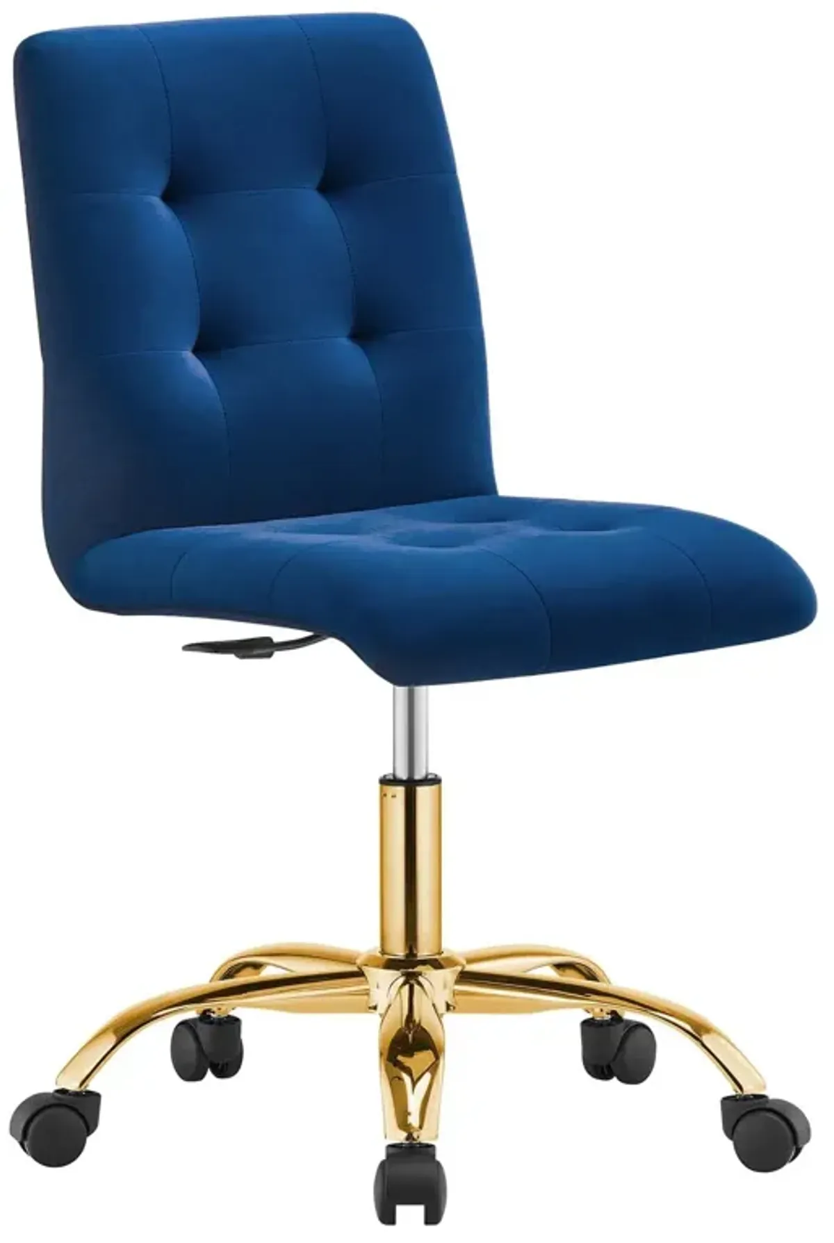 Modway Prim Home Office Desks and Chairs, Gold Navy