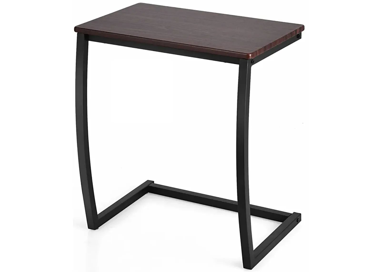 Steel Frame C-shaped Sofa Side End Table-Coffee