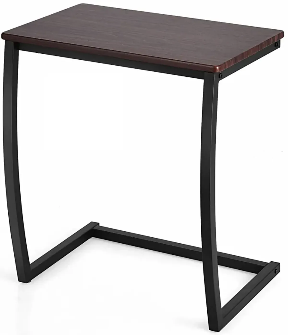 Steel Frame C-shaped Sofa Side End Table-Coffee