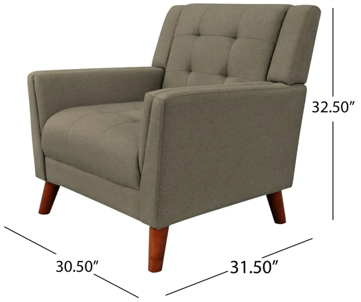 Merax Modern Upholstered Living Room Accent Chair