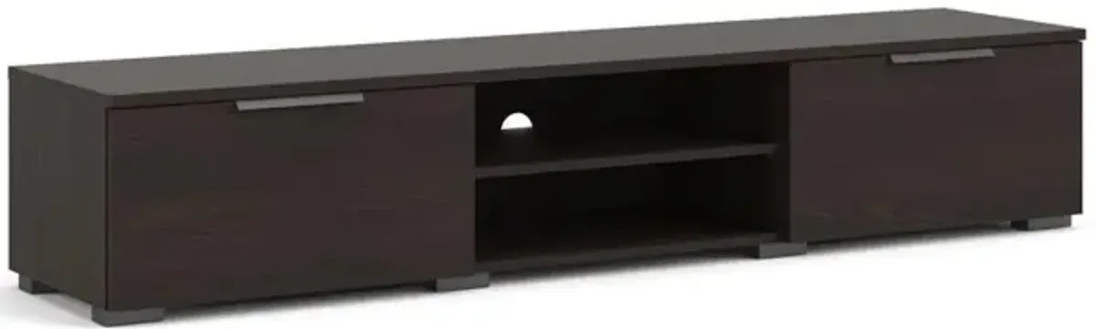 Tvilum Match 2 Drawer 2 Shelf TV Stand, Dark Chocolate