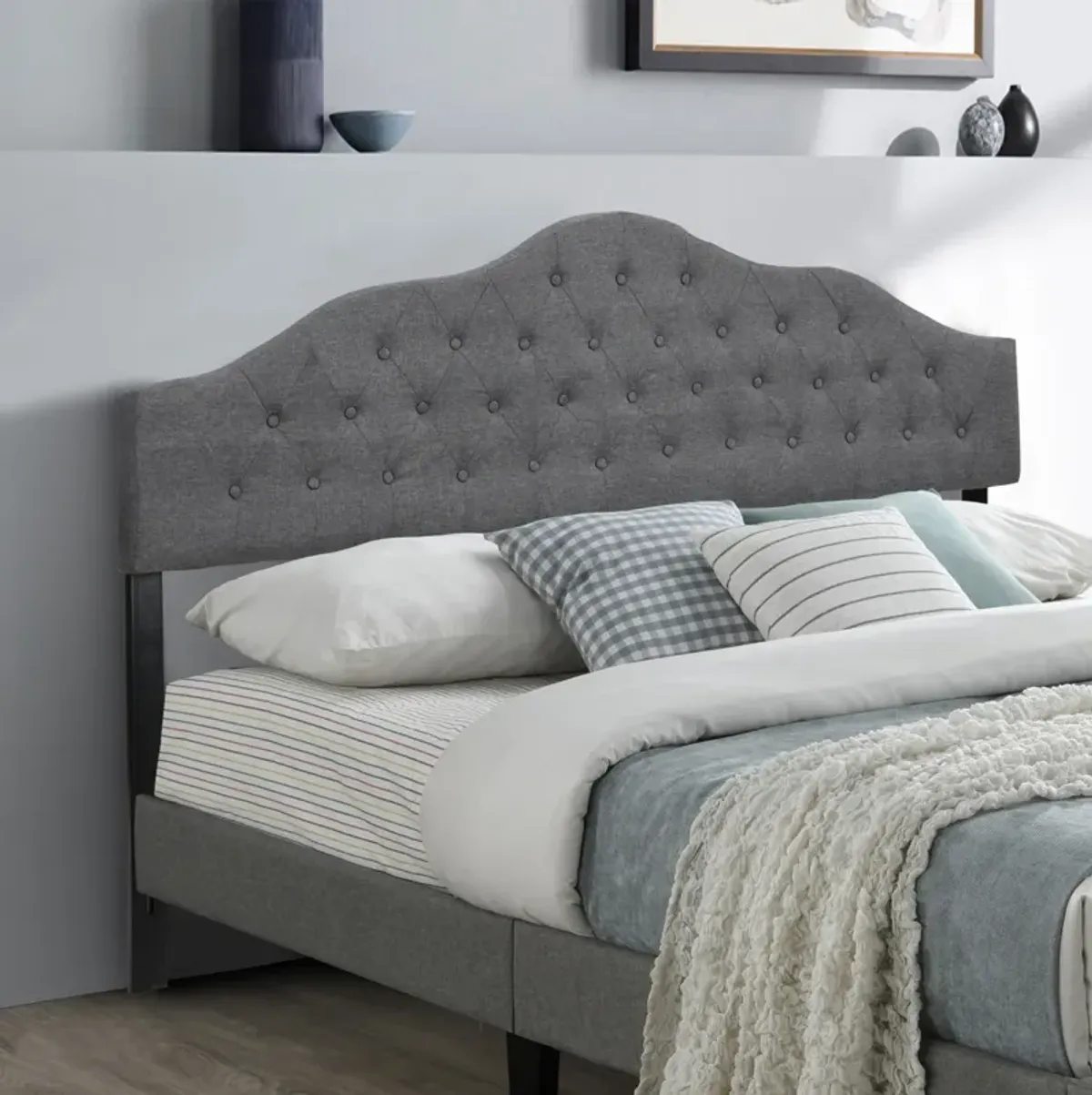 Upholstered Headboard, Adjustable Headboards for King Size Bed, Modern Breathable Fabric