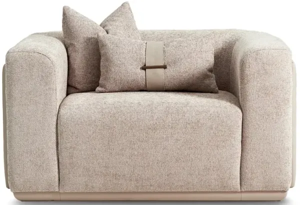 Michael Amini Canberra Chair and a Half - Mink