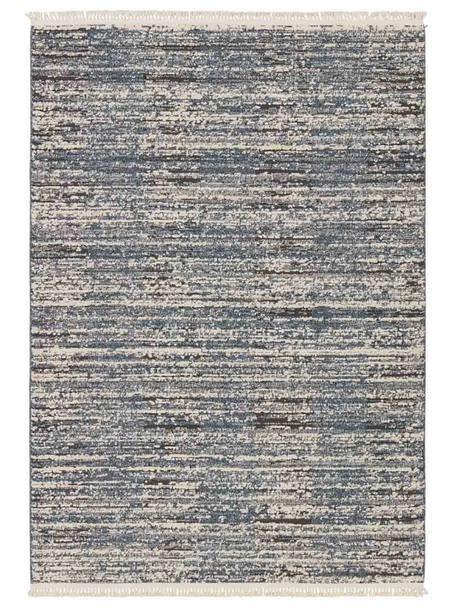 Lore Duna Blue 3' x 8' Runner Rug