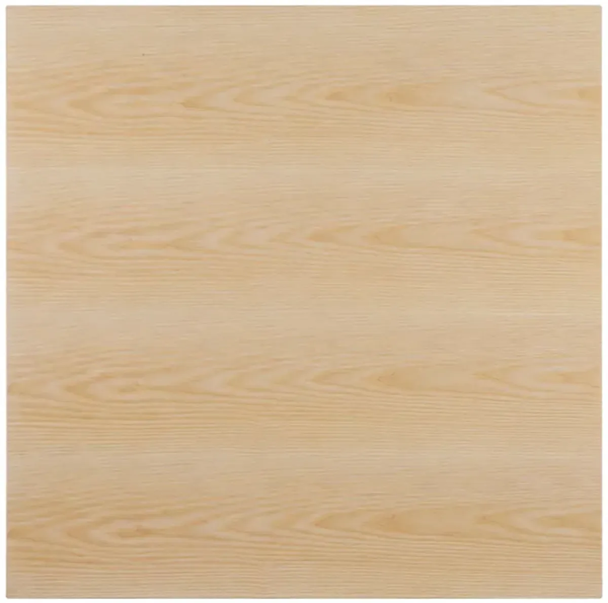 Modway - Verne 35" Square Dining Table Gold Natural