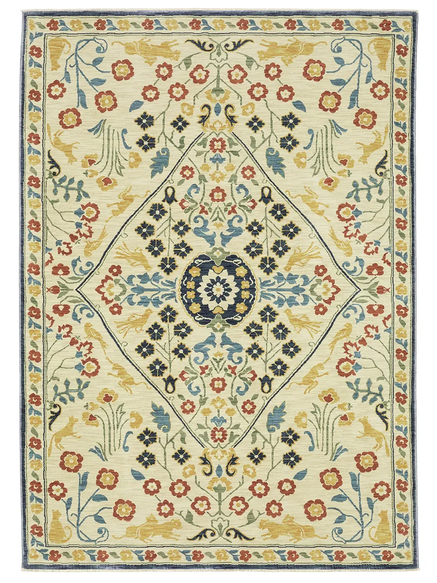 Francesca 2' x 3' Ivory Rug