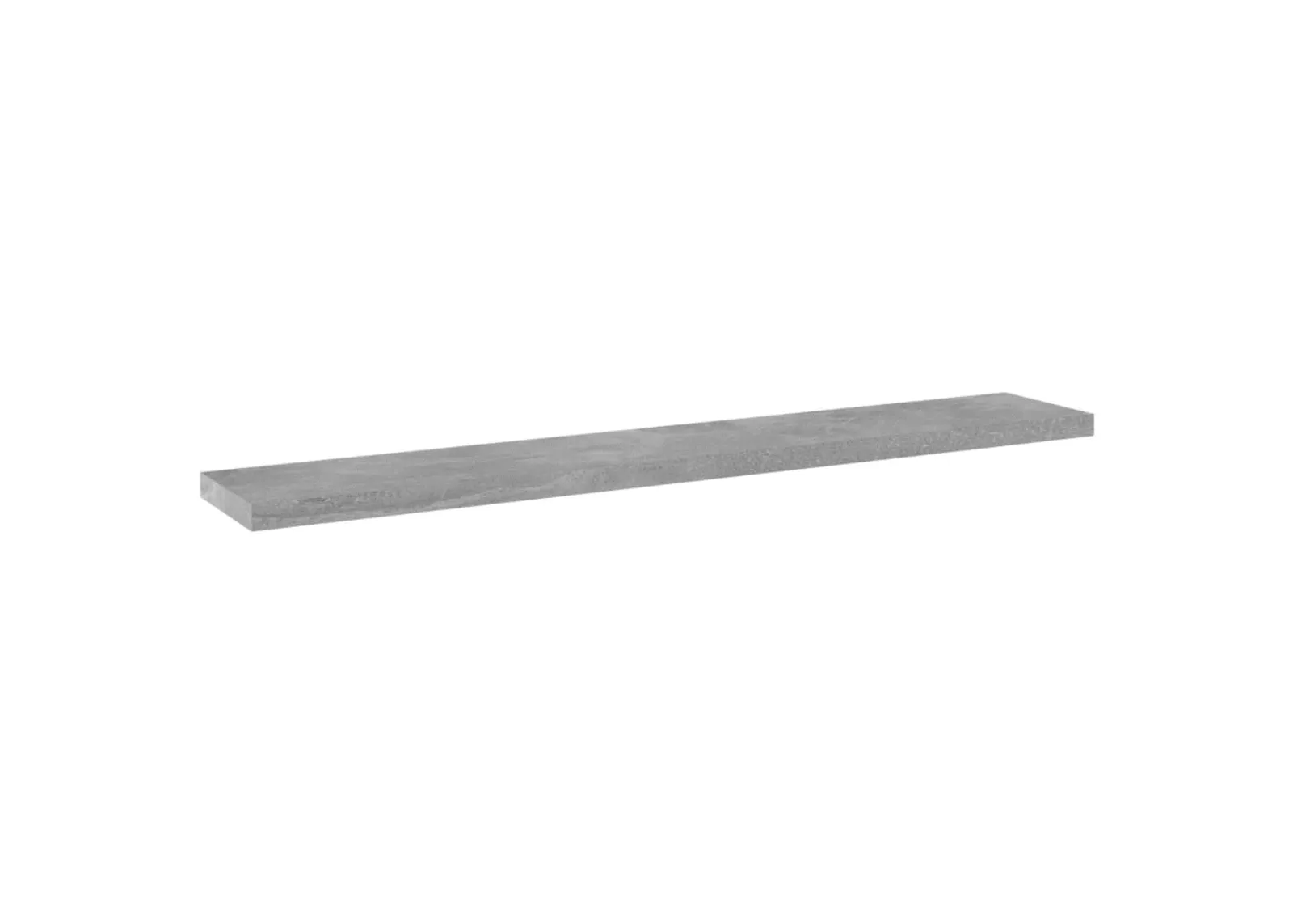 vidaXL Bookshelf Boards 4 pcs Concrete Gray 23.6"x3.9"x0.6" Chipboard