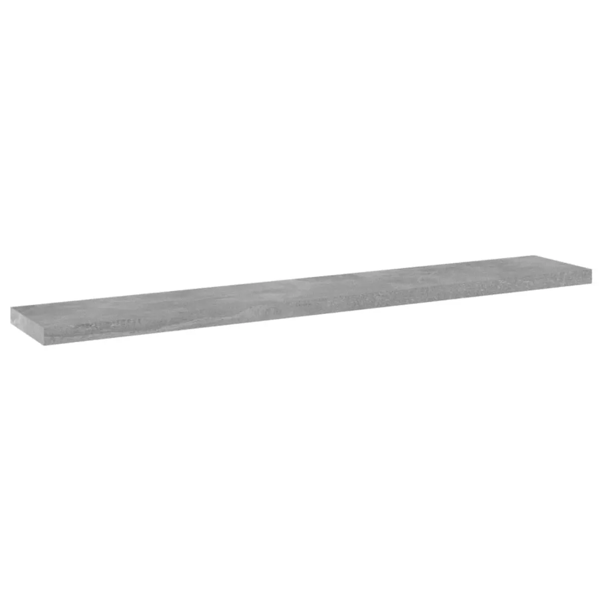 vidaXL Bookshelf Boards 4 pcs Concrete Gray 23.6"x3.9"x0.6" Chipboard