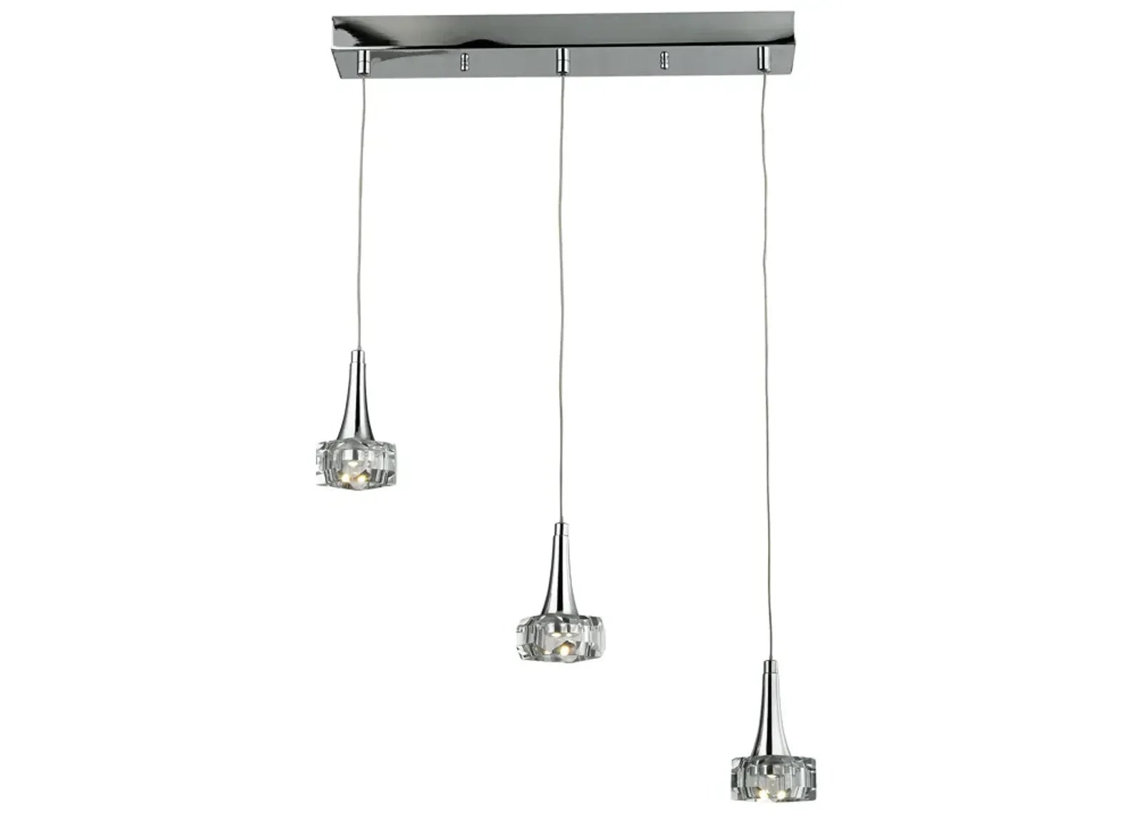 Alea 19" Wide 3-Light Pendant