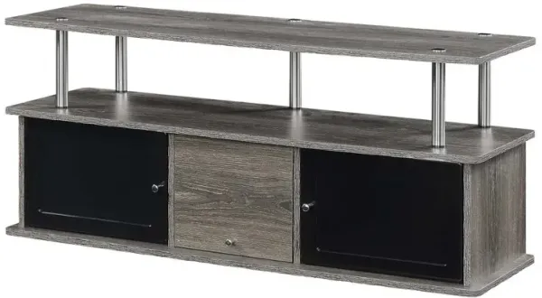 Convience Concept, Inc. TV Stand with 3 Storage Cabinets and Shelf for TVs up to 55 inches