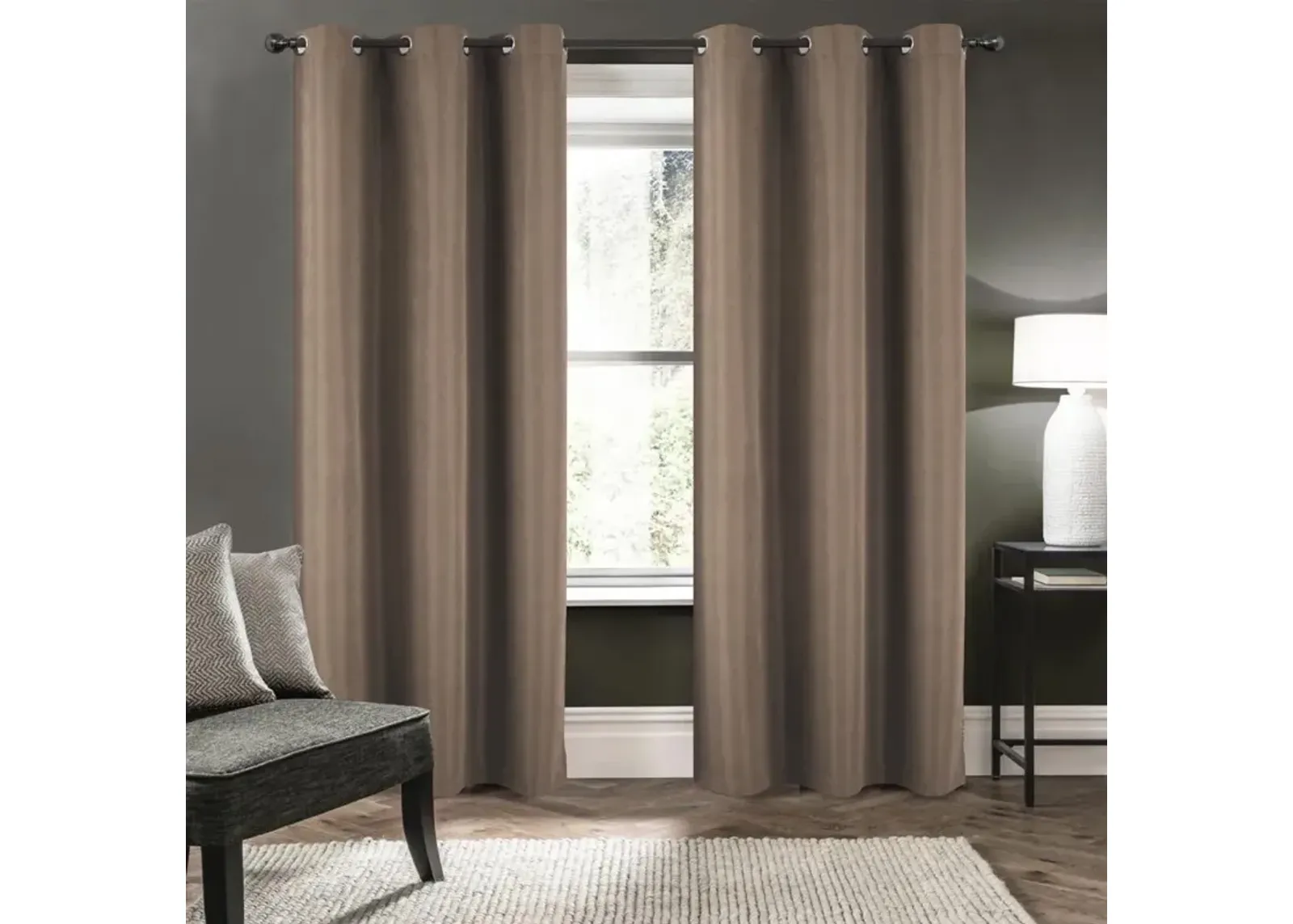 RT Designers Collection Barron 100% Blackout Grommet Curtain Panel