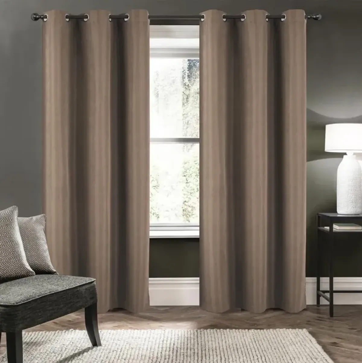 RT Designers Collection Barron 100% Blackout Grommet Curtain Panel