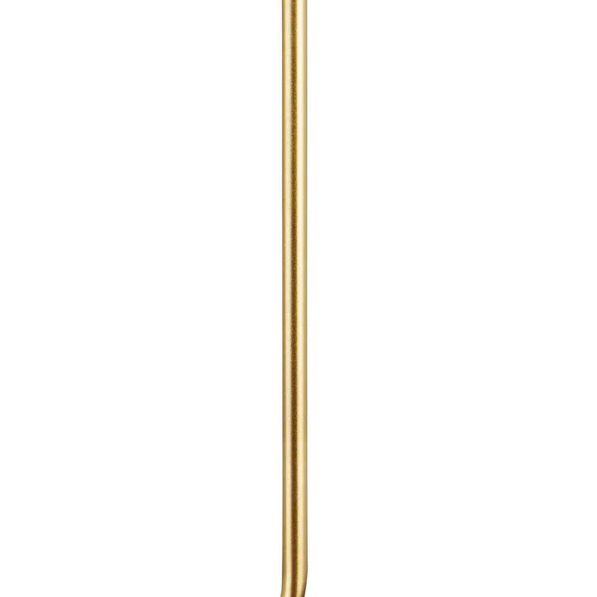 Colin 20 Inch Desk Lamp, Gold Metal Frame, Round Base, USB Charging Port - Benzara