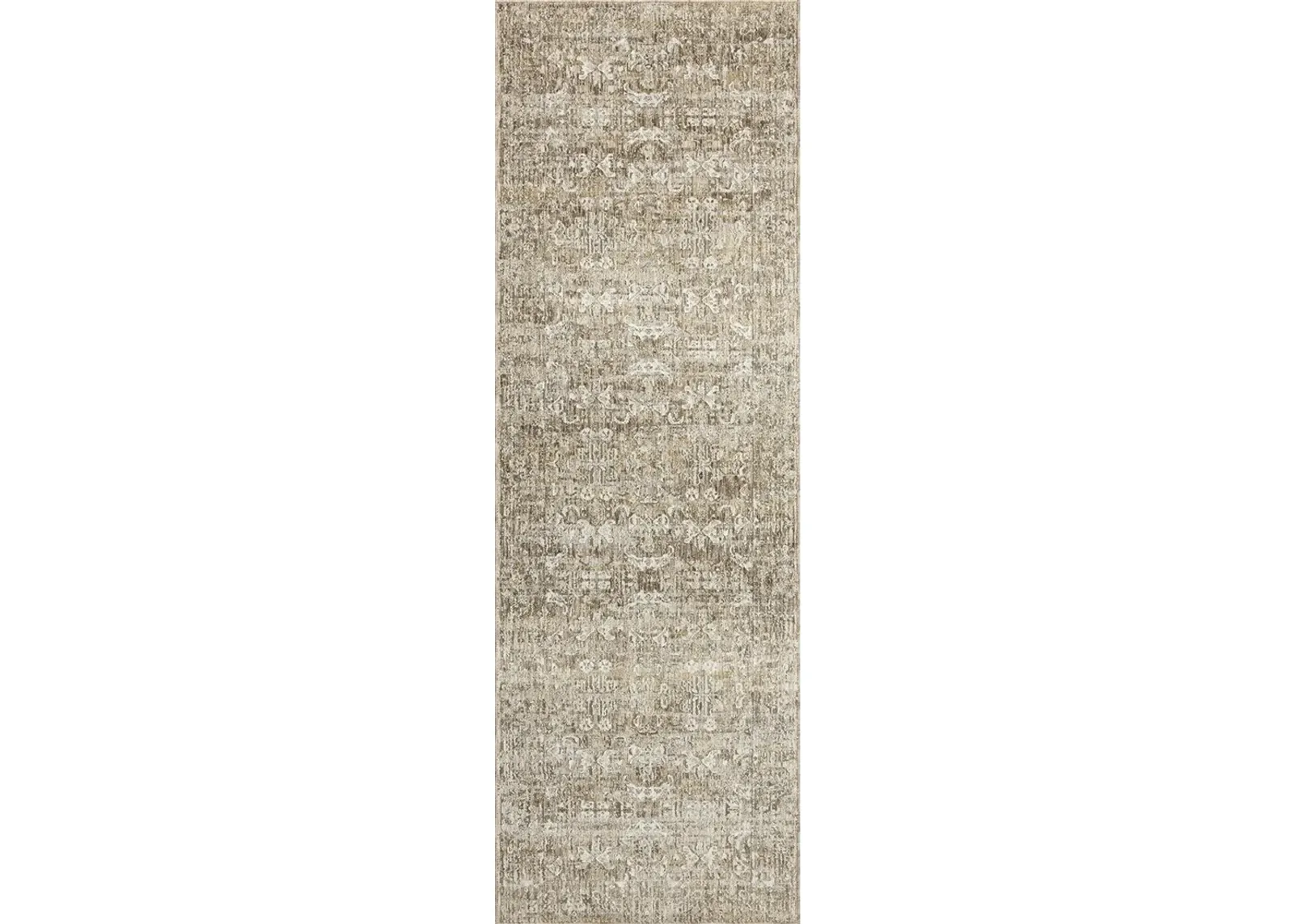 Honora Bark/Dove 2'7" x 10'0" Runner Rug by Amber Lewis x Loloi