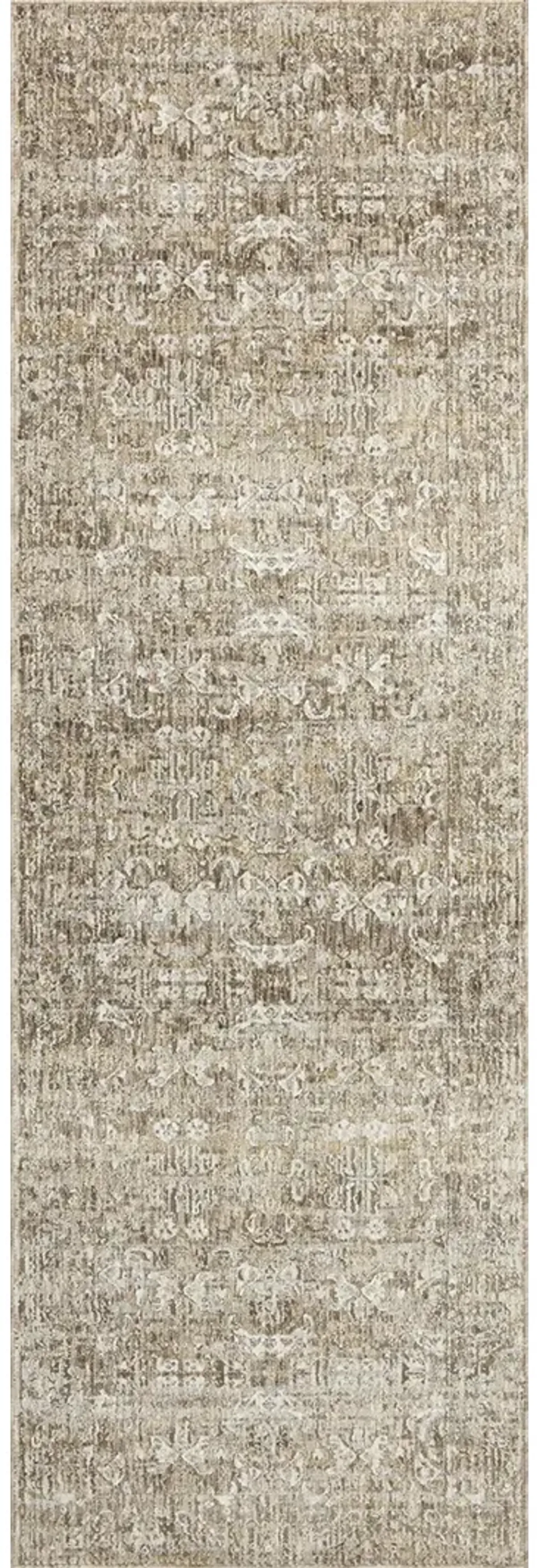 Honora Bark/Dove 2'7" x 10'0" Runner Rug by Amber Lewis x Loloi