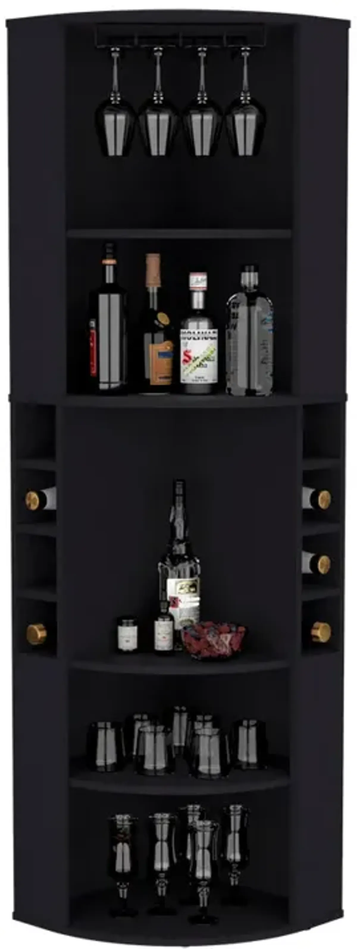 Bar Cabinet Jansen, Living Room, Black